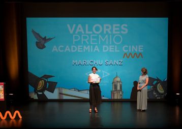 Marichu Sanz recibe el Premio Valores de la Academia de Cine de Andalucía en GENERAMMA
